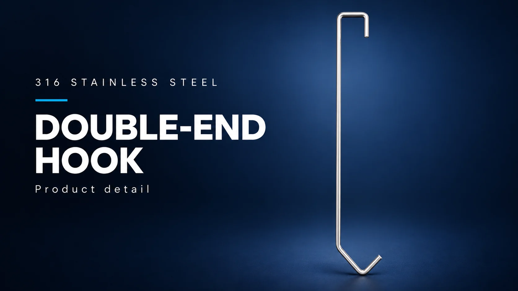 Double-ended hook · Form detail