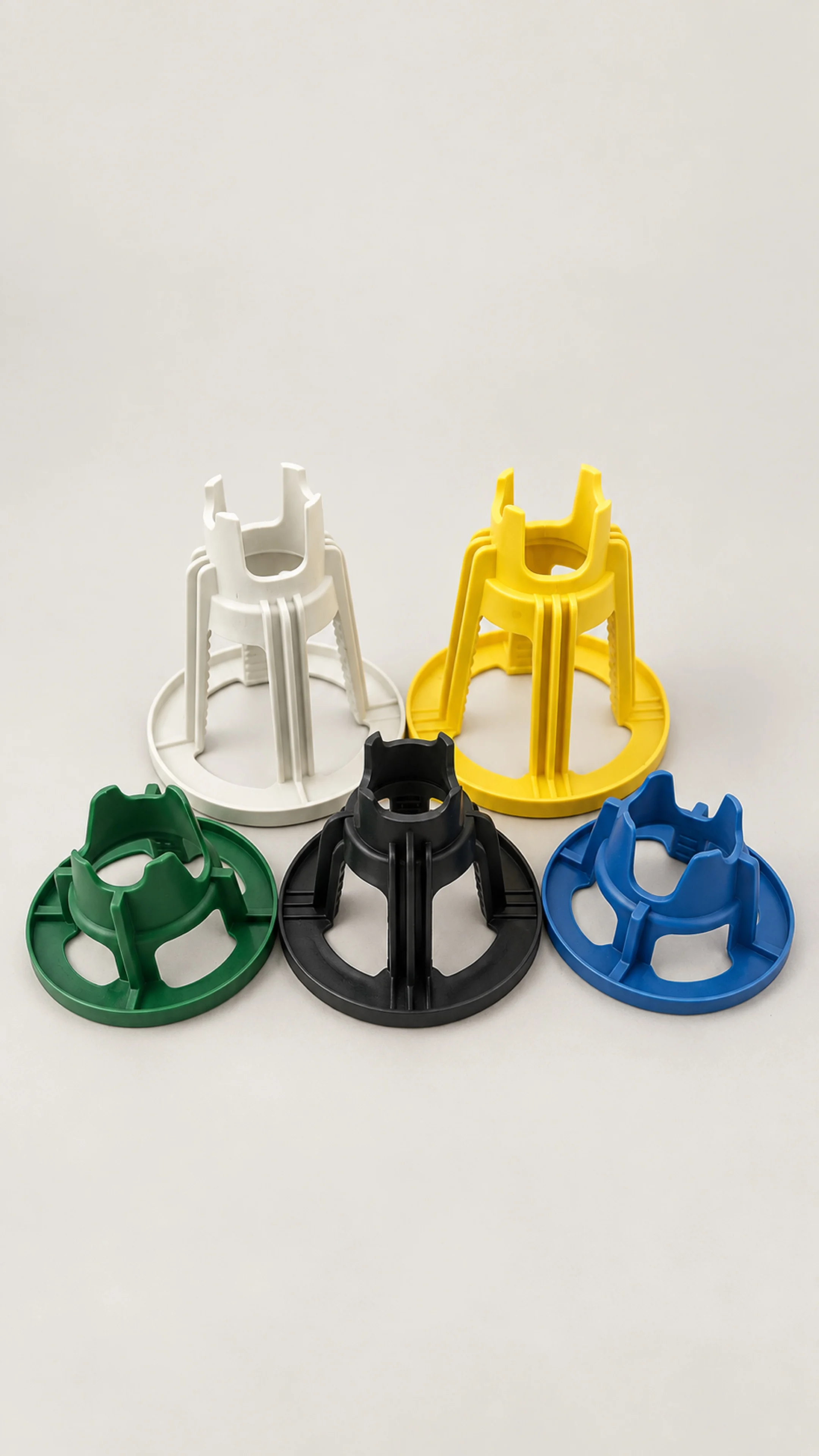Plastic rebar chairs