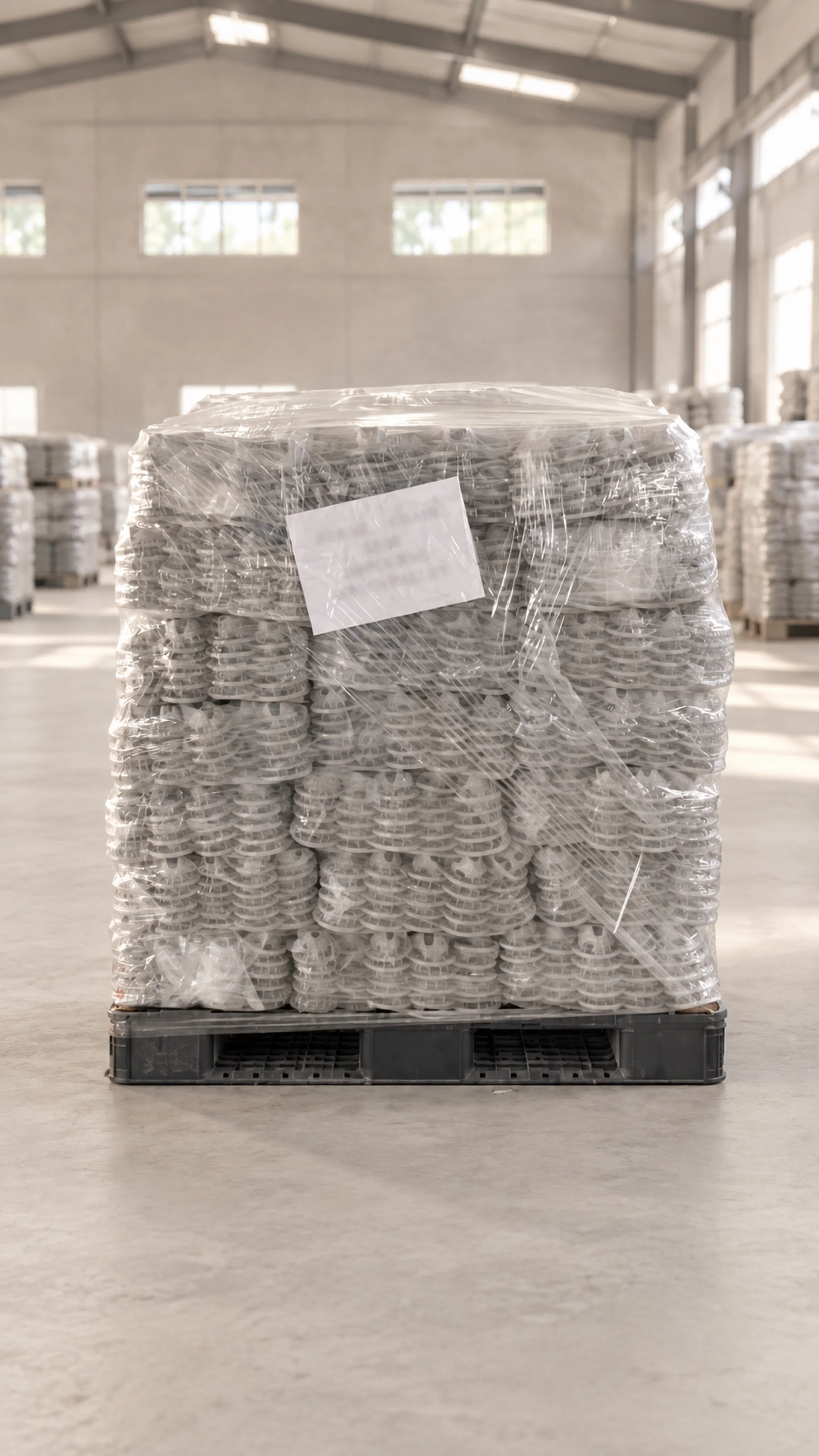 Wrapped pallet example