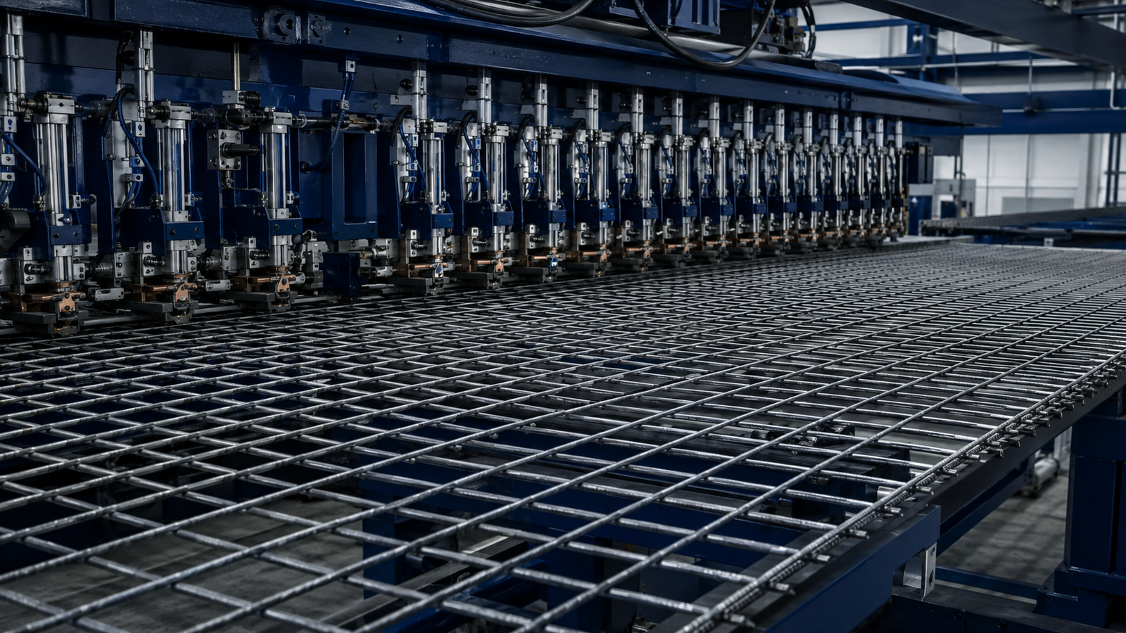 Controlled reinforcing mesh production